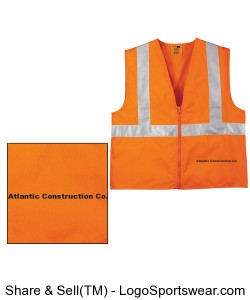 CornerStone Mens ANSI 107 Class 2 Safety Vest Design Zoom